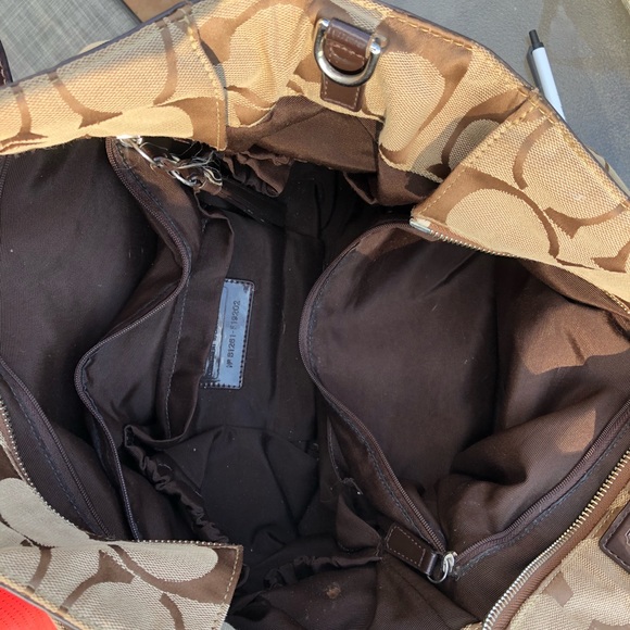 Coach diaper bag/weekender - Picture 3 of 3